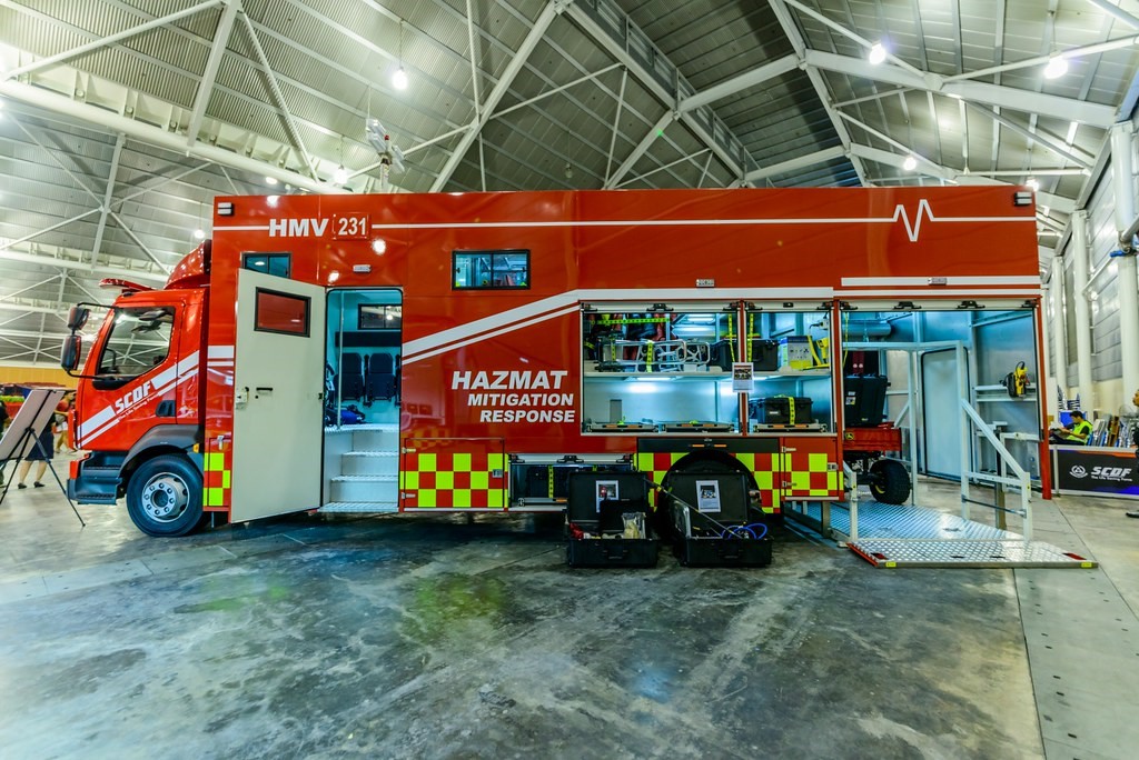 Phương tiện CC và CNCH cơ giới của Lực lượng phòng vệ dân sự SINGAPORE (SCDF)